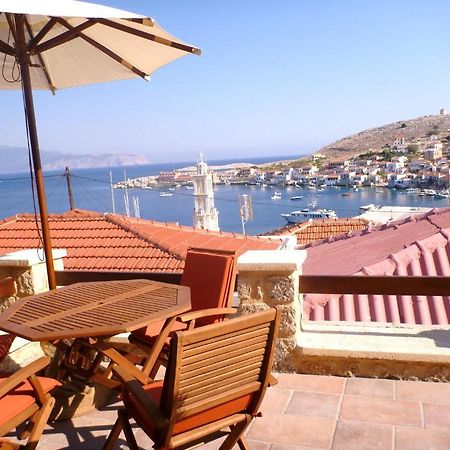 Bright Sun Villas Chalki Town Exterior photo